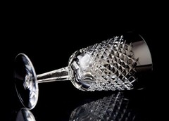 Waterford Alana Water Goblet Glasses Set of 6 Elegant Vintage Crystal Signed