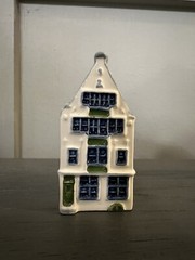 Vintage Delft Pottery Amsterdam Dutch House Hand Painted H 45