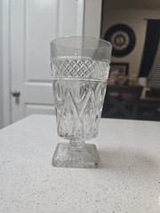 Imperial Glass Cape Cod Clear 6” Iced Tea Glasses with Wafer Stem