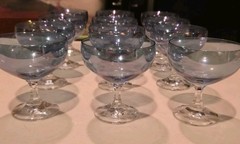Schott-Zwiesel – Neckar Blue – Champagne/Tall Sherbet. 4 1/4″. SET OF 12.
