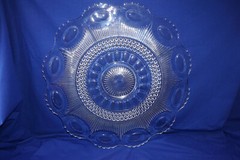 Tiffin Bullseye / US Glass Manhattan Torte Plate, Punch Bowl Underplate 22 (S33)
