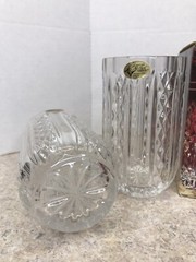 Set of 4 Vintage Chelsea Wolf’s Head 24% Full Lead Crystal 14 oz Tumblers