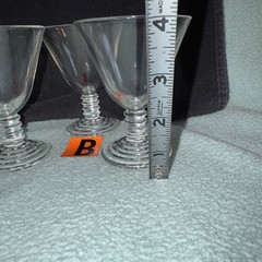 Anchor Hocking Manhattan Cocktail Goblets Set of 4 Anchor Hocking Glass Co. B