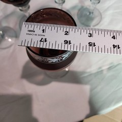 RARE Stryi Glass Factory USSR Amethyst Hand Painted Wine Glasses Set 5 1970