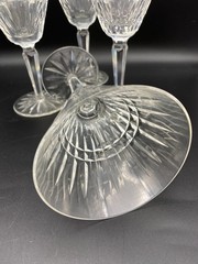 Waterford Crystal Glenmore (Cut) 7″ Water Goblets: Set of 4 in Great Condition
