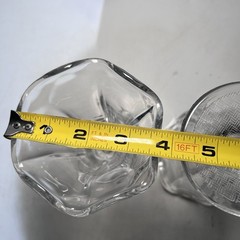 Set Of 2 Libbey Ice Cream Parlor Style Thick Clear Flared Ice Cream Sundae Cups