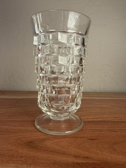 Indiana Glass Whitehall Colony Iced Tea Cubist Footed EUC