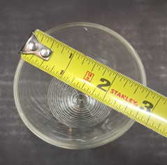 2 Vintage Federal Glass Co. Cordial Glasses Rippled Bowl/Ribbed Stem 1936-1939