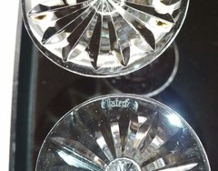 Waterford signed crystal small wine or sherry cordial glasses 5 1/2″ high each