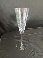 Vintage Champagne Flute Crystal Glass One