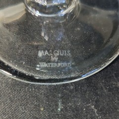 WATERFORD Marquis SPARKLE WATER / WINE GLASS, Cut Crystal, 8 3/8″, 12 oz, Italy