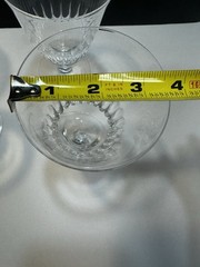 5 Tiffin Silhouette Clear Stem Iced Tea Footed Tumbler/Goblet(s)