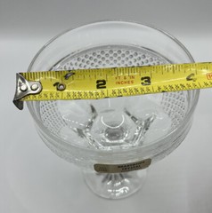 Hearthside Crystal Champagne Sherbet Glass 8 oz Yugoslavia with origanal sticker