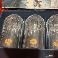Longchamp Cristal D’arques Tumblers 11 1/4 oz Crystal 4 Piece Made In France