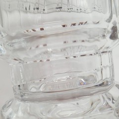 SET OF 2 MCM VINTAGE DANSK GUSTAV CRYSTAL HIGHBALL TUMBLERS 14OZ MADE IN FRANCE