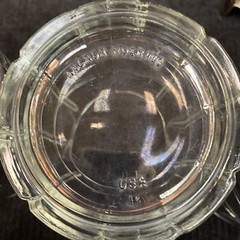COCKTAIL GLASSES 8-OZ TO RIM ANCHOR HOCKING THICK RIBBED Set /4 VGUC