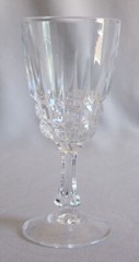 Cordial Glass Goblet Cristal D’Arques Crystal Pompadour Pattern 4 1/4″