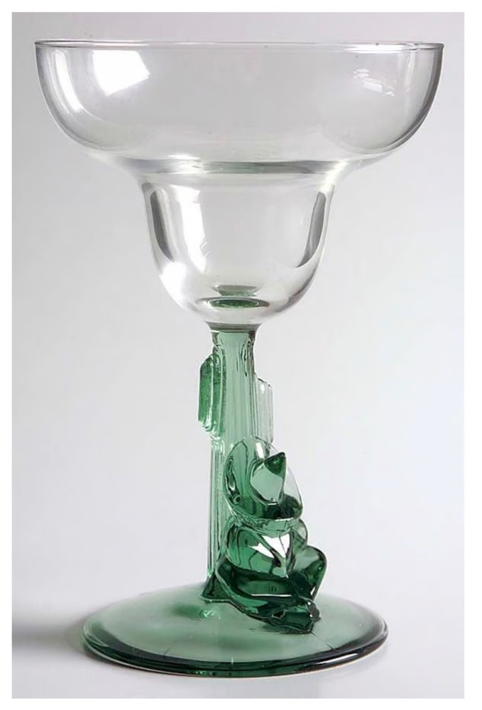 “Siesta” Vintage Margarita Glasses by CRISTAL D’ARQUES – DURAND