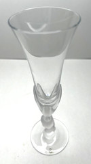 Kissing Doves Igor Carl Faberge Frosted Crystal Wine Glass Signed – 7”