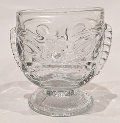 Vintage Tiki Two Faced Goblet Glass, Happy Sad Face, Cocktails Hawaiian 4.5″ Tap