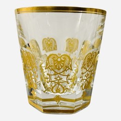 Vintage Set of 2 Baccarat Harcourt Empire Old Fashion Crystal Barware Glasses