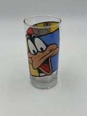 1994 Warner Bros Looney Tunes Bugs Bunny Daffy Duck Glass Tumbler Vintage