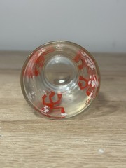 Vintage Hazel Atlas Tumbler Glass Mime/Clown
