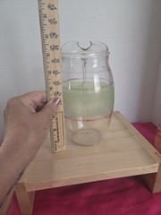 Vtg Mid-century Modern Frosted Pastel Beverage Piture With 4 Frosted Multi…