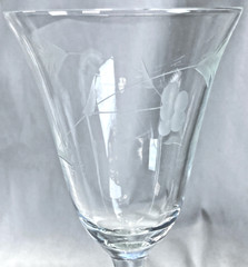 MCB35 by McBride Water/Wine Glasses Set Of Two 7 1/2″ Tall with 8oz Capacity