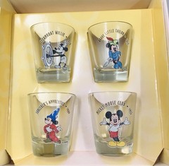 Walt Disney World Set of 4 Mickey Mouse Shot Glasses