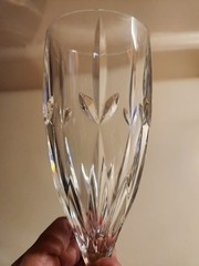 Lenox Embrace iced tea/ water goblets cut crystal, discontinued, set of 4