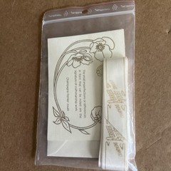 Vintage Perrier-Joulet Champagne Card & Ribbon w/ Envelope!