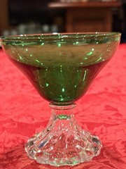 Classic MCM Anchor Hocking Burple Forest Green Glass Set Mixed Sizes 16pc