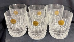 Cristal D’Arques Longchamp~Duran~6 Old Fashioned Glasses~10 oz~NIB