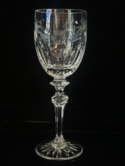 Retired ROGASKA COUNTRY GARDEN 1990 Fine Cut Crystal ART GLASS WINE