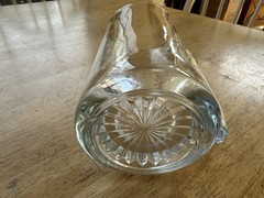2 Clear Glass Beer Steins Mugs Glasses 24 Ounces