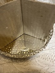 Vintage Silver-Plated Glass Caddy Set With 4 Brandy Snifter Glasses