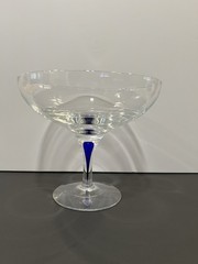 Crystal Compote By Orrefors Of Sweden – «Intermezzo Blue» – Erika Lagerbielke