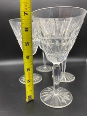 Waterford Crystal Glenmore (Cut) 7″ Water Goblets: Set of 4 in Great Condition