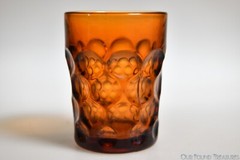1966 – 1975 No. 1506 Provincial by Imperial AMBER 3 7/8” H Flat Tumbler