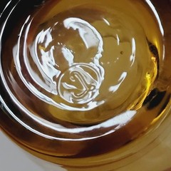4 Vintage Amber Libbey Drinking Glasses Golden Silver Pine Cone Juice Water 10oz