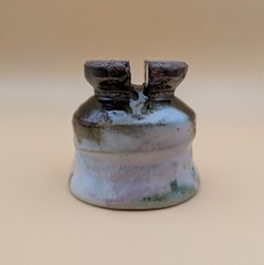sake cup　”GUINOMI　HAGI-YAKI” 　Sansai　Tricolor