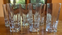 «Squire Cooler» Tall Tumblers Square Heavy Bottom Set of 6 by LIBBEY Glass