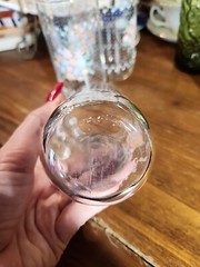 4 Vintage Newcor Corsage 5.1/4″ Glass Tumbler by Libbey Bouquet of Flowers