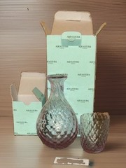 AQUAZZURA Balloton Carafe &Tumbler / Handblown Murano Glass