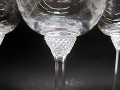 Set of 3 – Villeroy & Boch Octavie Claret Wine Glasses, 7 3/4″