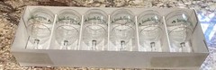 6 DURAND LUMINARC FRANCE IRISH COFFEE GOLD RIM W BOX 5 3/4” LOOK UNUSED EB330/79