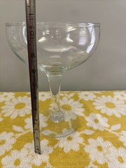 1 Vintage Princess House Giant Wine Glass 64 oz. Extra Large Goblet 10.5” Tall