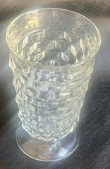 Colony Whitehall Iced Tea Glasses Vintage Set/6 Pedestal Tumblers 6”