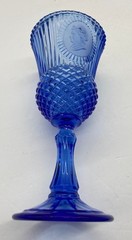 Vintage Fostoria Cobalt Blue Martha Washington Goblet – Avon